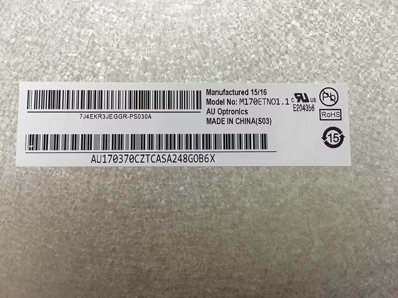 M170ETN01.1, AUO M170ETN01.1 LCD Panel Distribütör