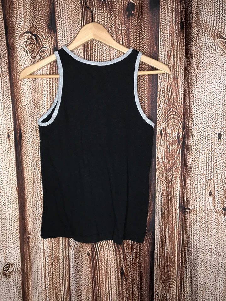 Camiseta sin mangas Majestic San Francisco SF Giants negra y naranja para niños talla pequeña 8 Foto 3 de 3