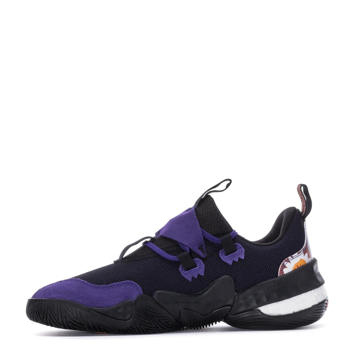 Adidas Men\'s Trae Young 1 Black Team College Purple Sneakers Size 14 adidas Trae Young 1  main image 2
