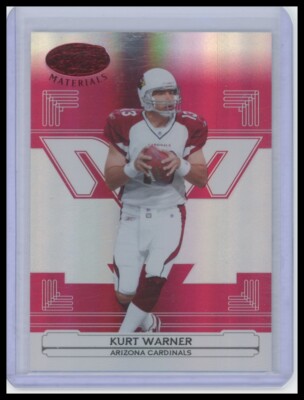 Kurt Warner 2006 Leaf Certified Materials #3 Silver /100 Cardinals
