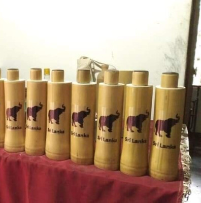 Wooden Ml Water New Bamboo Handicraft Vint Bottel 200 750 Natural 600 Eco Bottel