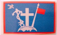 1821 GREECE HYDRA GREEK ISLAND FLAG STICKER.