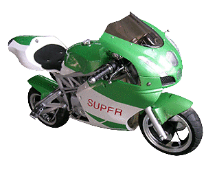 7/8" HANDLE BAR THROTTLE GRIP FOR POCKET BIKE,SCOOTER,MINI CHOPPERS - Picture 5 of 6