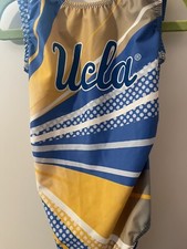 Foxy  s GYMNASTICS dance LEOTARD Child Medium 8 NCAA UCLA sold out size FOXY foxy