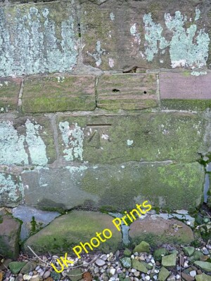 Foto 6x4 OS Benchmark - Hampton in Arden Kirche Haken Ende\/SP2080 An OS c c2015
