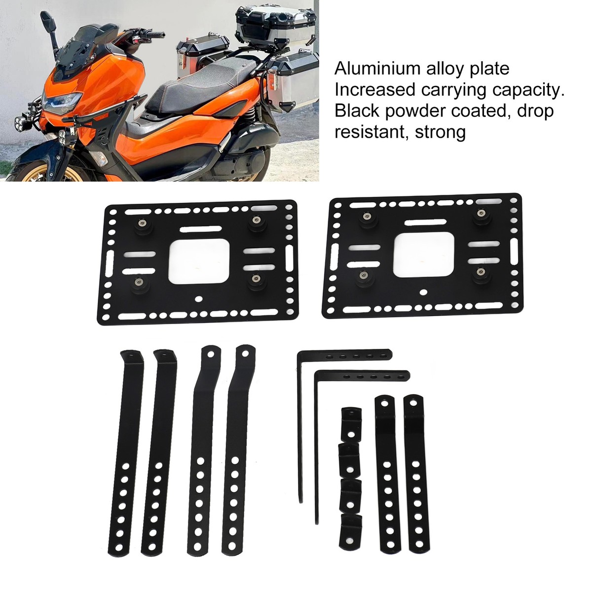 Saddle Rack Hard Saddlebags Mounting Bracket Universal Quick