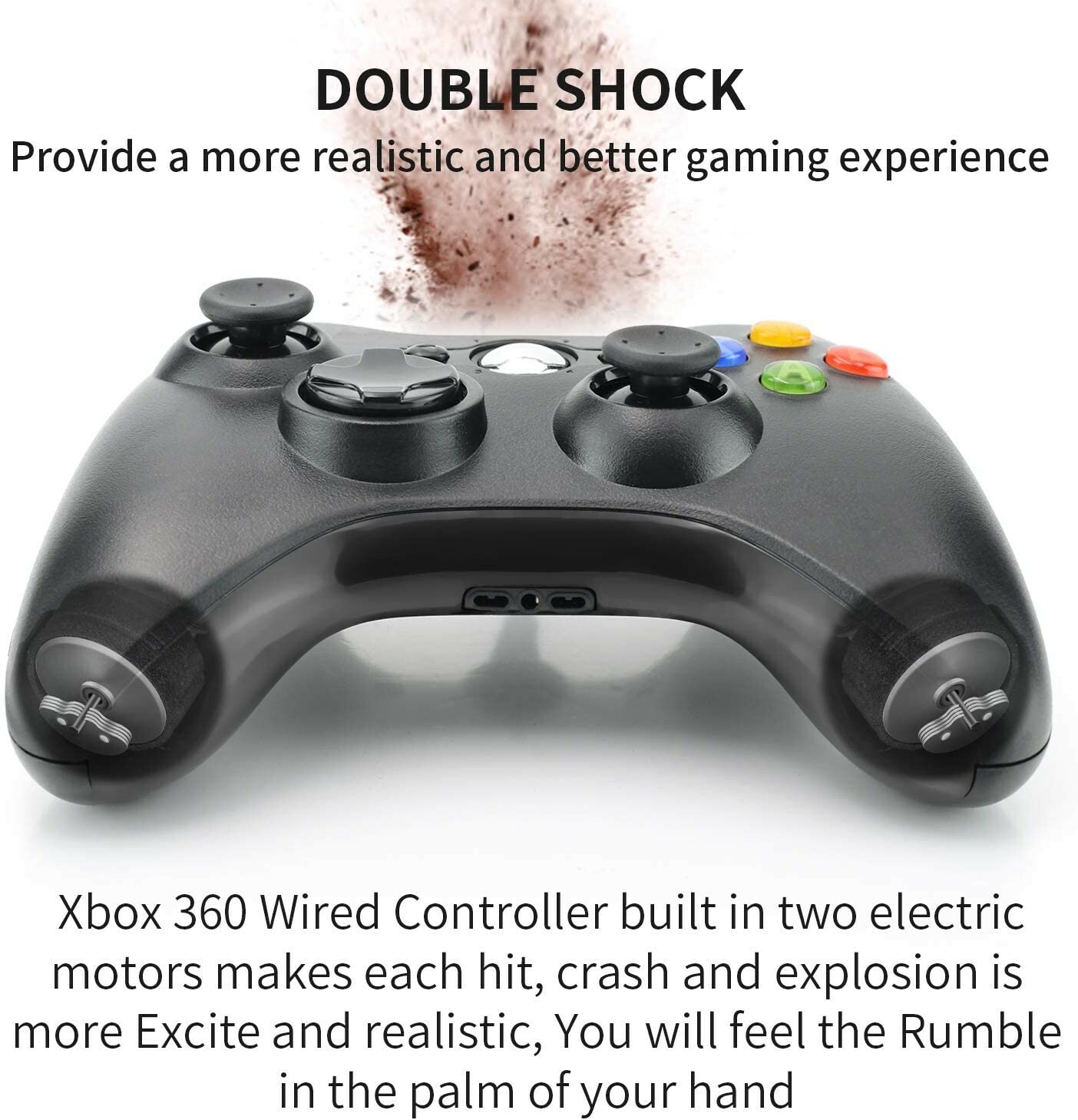 Controller Xbox 360 Cablato USB per PC Windows - Gaming di Precisione - 4