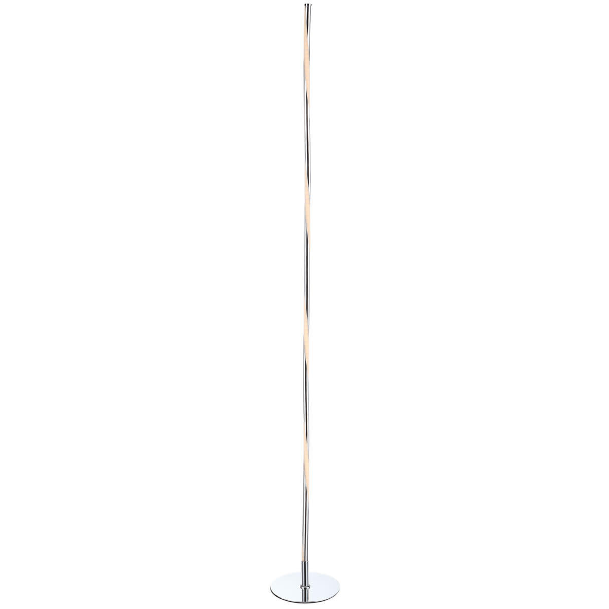 Jonathan Y 64-Inch Chrome LED Column Floor Lamp - JYL7006 Pilar Modern Lighting  