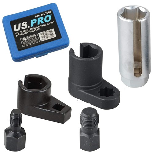 Labada Set Tools 22mm Oxygen Lambda Sensor Socket & Thread Chaser Set US PRO TOOLS | eBay UK