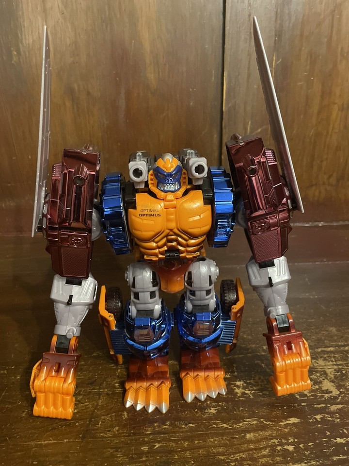 Figurine Transformers Beast Wars G1 : Optimus Primal / Maximal Transmetals, Hasbro 1998
