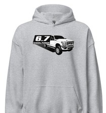 Power Stroke 6.7 Hoodie, Mens Powerstroke Diesel Sweatshirt, Hooded Pullover