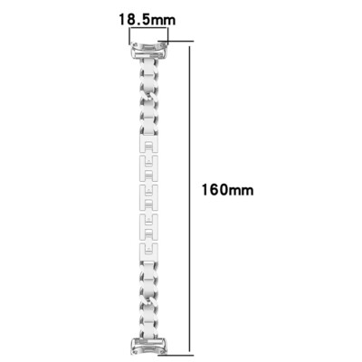 Stainless Steel Watch Replacement Bracelet Wristband for Mi Band 8