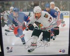 ADAM BURISH Autographed 16x20 Photo PSA Sports Fanatic NHL Certs BLACKHAWKS — photo 1