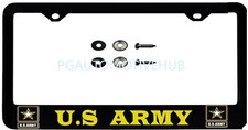 License Plate Frame Stainless Steel Vinyl Letters Logos For Us Army License Plate Frame Stainless Steel Vinyl Letters Logos For Us Army