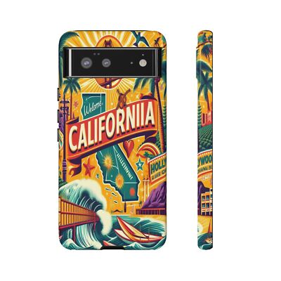 iPhone & Samsung protector cases, Tough double layers. California