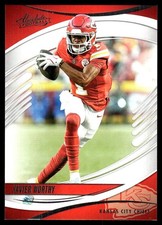 Xavier Worthy 2025 Panini Absolute #13 Chiefs NFL READ FREE SHIP AutographDen