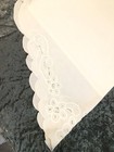 Antique Pillow Case Handmade White Scalloped Embroidered 32X19" — photo 5