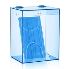 Kathfly 1 Pcs Acrylic Dispenser for Hairnet, Emesis Bags, Wall Mount Clear... 