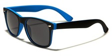 classic Style Black Blue Frame Gray Lens unisex Sunglasses Plastic