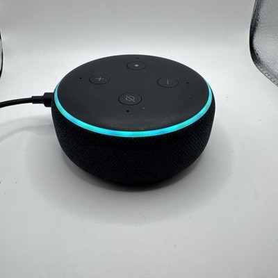 Amazon Echo Dot 3rd Generation BLACK D9N29T With Powerchord Works Free Shipping