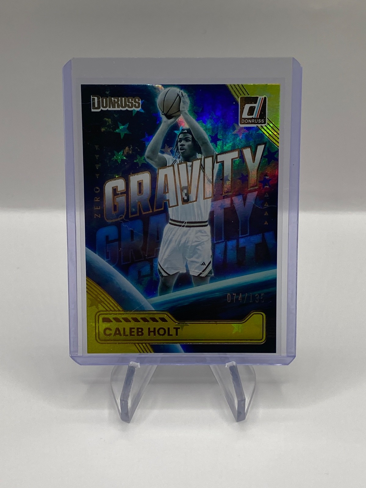 2025-26 Caleb Holt Panini Donruss #2 Zero Gravity Stars /135