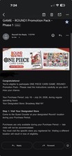 Juego de Cartas One Piece Round One Promotion Pack (pedido anticipado)