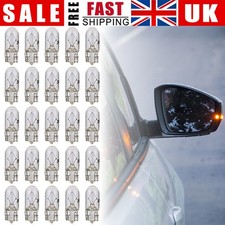 100Pcs T10 501 Bulbs 12V 5W Sidelight Capless Number Plate w5w Halogen Car Bulbs