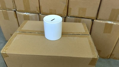 36x Spardose für den Sublimationsdruck weiß Keramik Sublimation Spendendose - Bild 1 von 3
