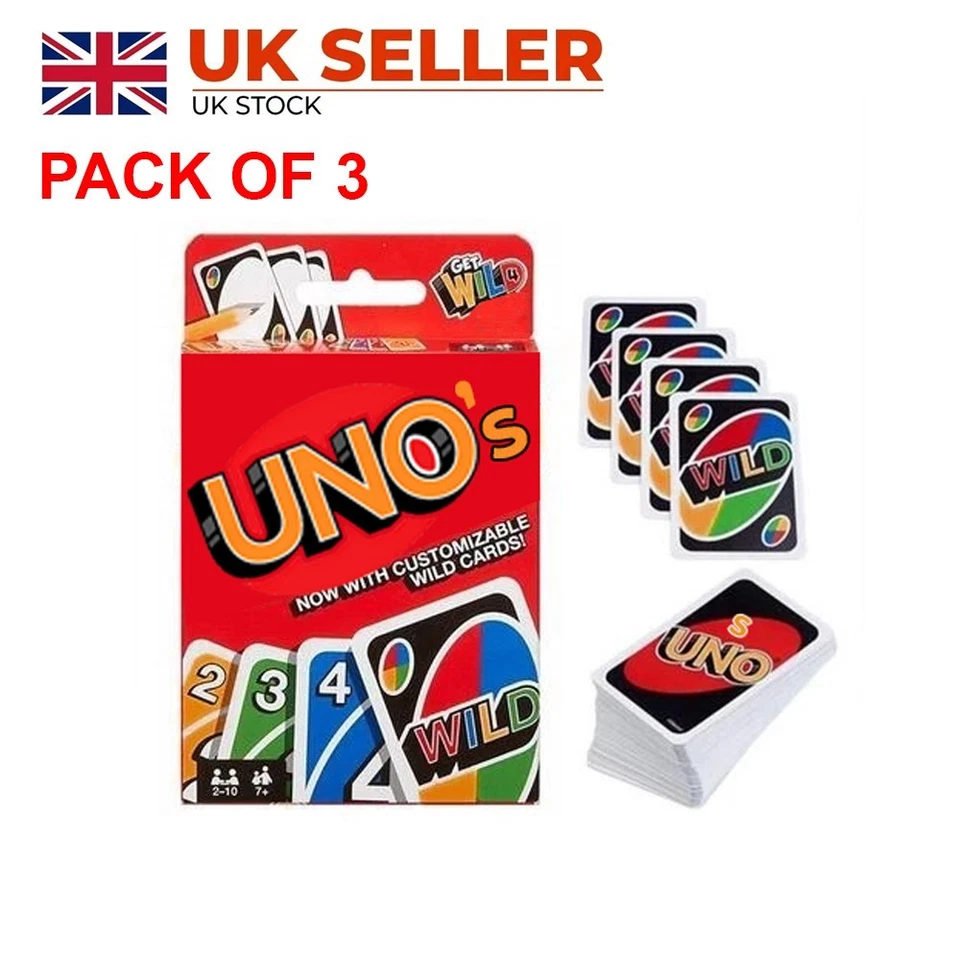 UNO Cards To Play For Family And Friends, Durable and Water Resistant