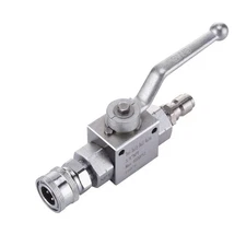 High Pressure Washer Ball Valve Kit, 3/8 Inch Quick Connect for Power Washer ...