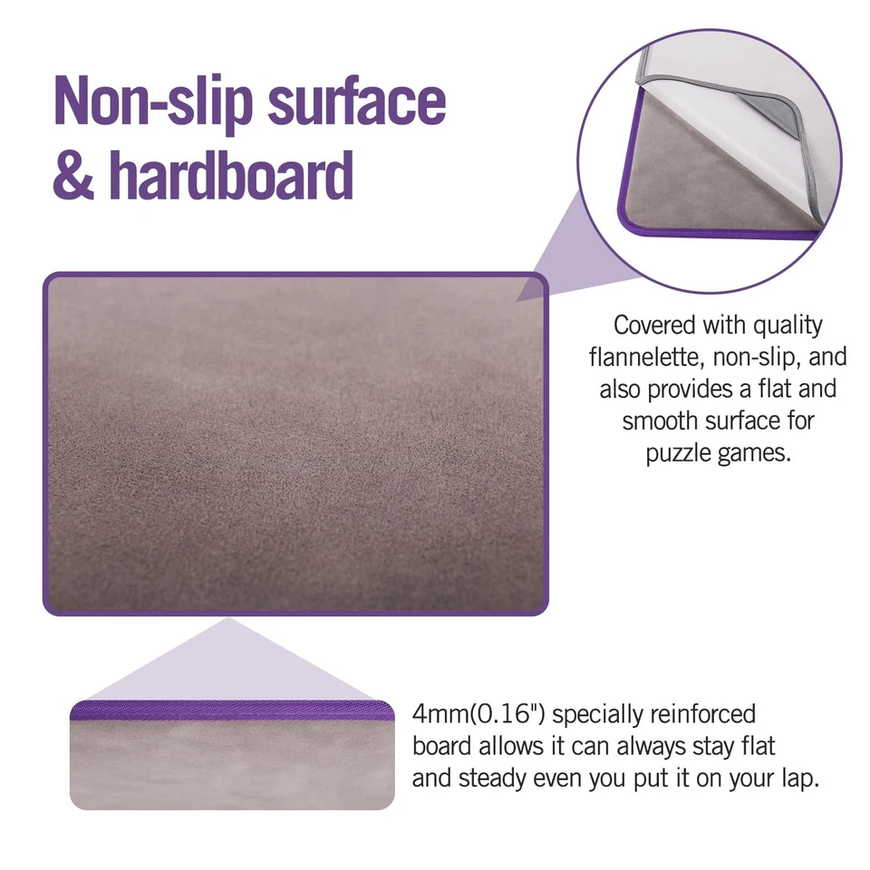 Tablero de rompecabezas Kidoodler con cubierta y bandejas clasificadoras | Puz portátil 33x22... Foto 2 de 4