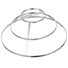  Crystal Light Fixture Pendant Bedroom Lampshade Frame Craft Accessory