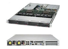 Supermicro CSE-819U w/ X10DRU-I 1U 4x 3.5" Dual Xeon e5-2600 v3/4 zw