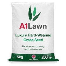 5kg Grass Seed - A1 Lawn AM Pro 8, Pet Friendly, Ideal for UK Climate 9.80 per kilo