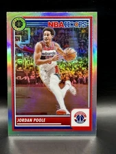 2023-24 Panini Nba Hoops Premium Stock - Jordan Poole #277 Silver Prizm