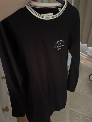 Jack Wills Black And White Dress Size 10 Only Worn Once UK