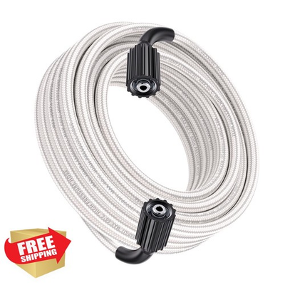 #ad #ad RY31HPH01 50ft White Pressure Washer Hose for Ryobi Kink Resistant $70.99