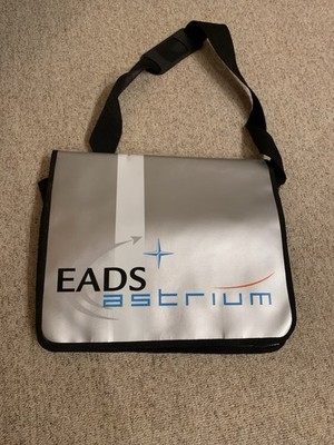 EADS Astrium Umhängetasche / Messenger Bag   silber/grau