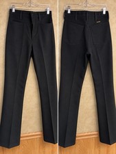 Vintage Wrangler Wrancher 82BK Black Dress Jeans 34x30 Made in USA Western Pants