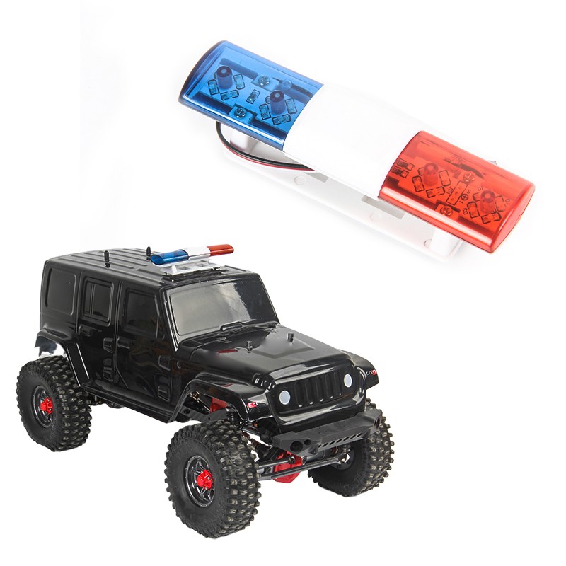Flashing LED Police RC Car Light for HSP Traxxas TAMIYA Axial SCX10 D90 1/10 1/8