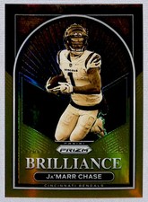 2022 Panini Prizm Brilliance Gold Ja'Marr Chase /10 #B-9 Cincinnati Bengals