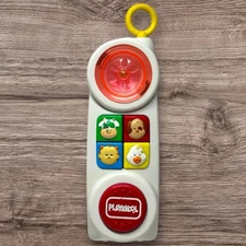 Rare 1994 Playskool Farm Animal Sounds Phone Baby Toddler Toy Vintage Works