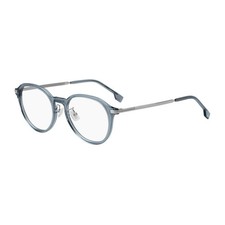 Hugo Boss BOSS 1615/F 0B88 00 Shiny BLue/Silver 52mm Eyeglasses New Authentic