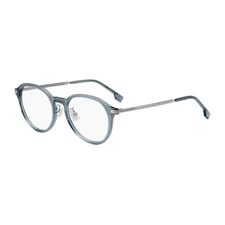 Hugo Boss BOSS 1615/F 0B88 00 Shiny BLue/Silver 52mm Eyeglasses New Authentic