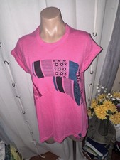 Camiseta Oilily XL Cottagecore Festival Boho Rosa KITOKO NUEVA CON ETIQUETAS