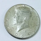1965 Kennedy Half Dollar 40% Silver, Circulated Coin #7108