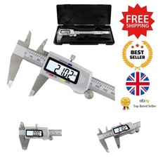 Digital Calipers - 150mm Stainless Steel Vernier Measuring Tool - Electronic