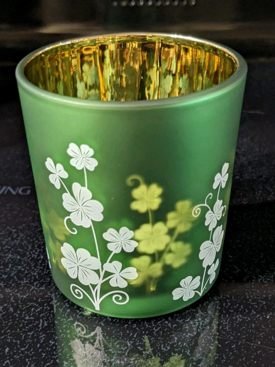 Yankee Candle New 2026 Green Shamrock Votive/Tea Light Candl