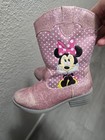 Disney Minnie Mouse Girls Pink Glitter Polka Dot Western Boots Mid-Calf Sz 9 — photo 5