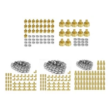 Uimoso Pex Clamp Brass Fittings 1/2" 3/4" Straight/Elbow/Tees/NPT Thread